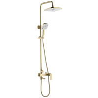 душова система Rea Storm brushed gold (REA-P9536)