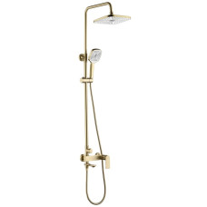 душова система Rea Storm brushed gold (REA-P9536)