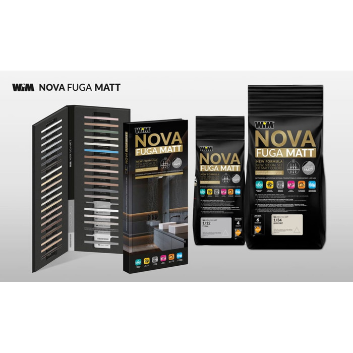 Зат WIM  NOVA FUGA MATT 1/14  2кг антрацит (1 сорт)