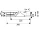 650004 TECEdrainline Сифон плаский DN 40, 0,5 л/с (1 сорт)