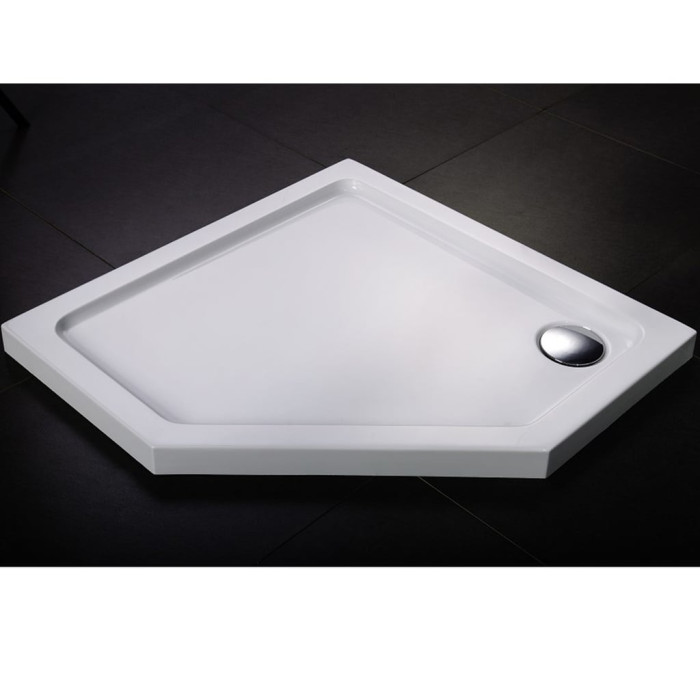 FTR0223 COMFORT Піддон душовий, п'ятикутн., 100х100, з сифоном (1 сорт)