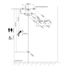 GW01 18 04 01 BLADEFLOW 2 Сушарка для рук, хром матовий (1 сорт)