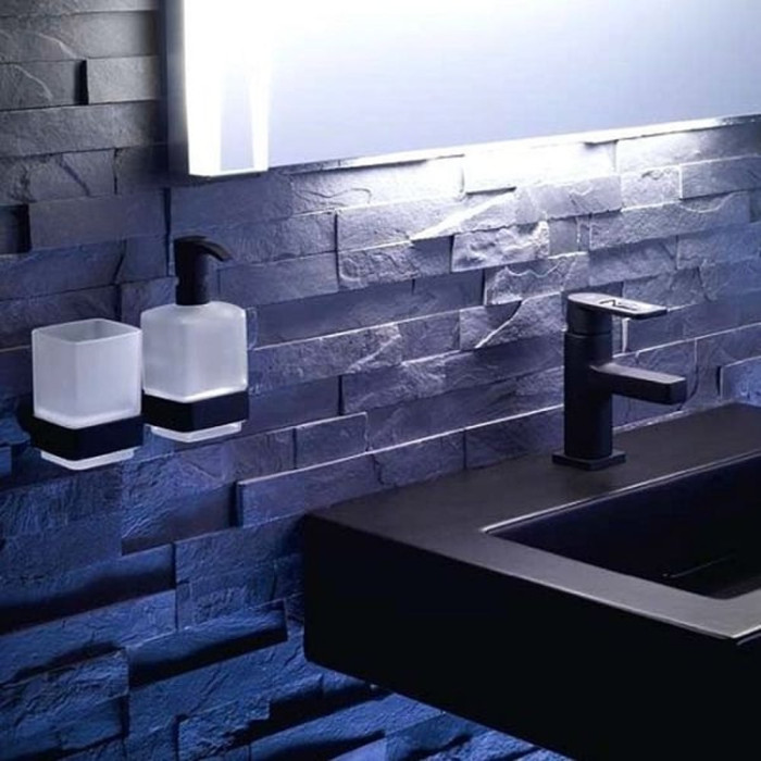 0521 133 01  LOFT Дозатор рідкого мила настінний, чорний (1 сорт)