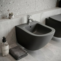 FLBS(BA) Fluid Біде підвісне, колір Basalto (1 сорт)