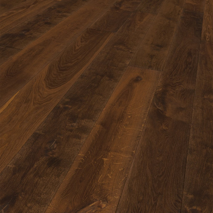 Паркетна дошка R04 Oak dark brown*1279/ 1101010901 (1 сорт)
