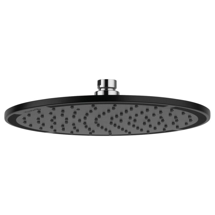 643258700 A-QA matt black Верхній душ-250 (1 сорт)