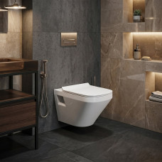 2537590001  Durastyle підвісний унітаз з покриттям  WonderGliss (1 сорт)