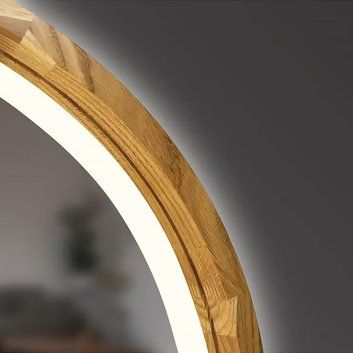 Freedom SLim LED дзеркало з підсвіткою, (аура,фронт,сендим)дуб натуральний, 500мм*800мм (1 сорт)