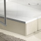 uDQ1490FFL2V-01  душовий піддон Stone White CeramicPlus, біла (1 сорт)