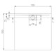 uDA1010ARA115V-RW  Architectura Піддон 100х100, білий мат (1 сорт)
