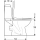 S7921800UA SOLO Унітаз-компакт підлоговий г/в, сидіння з кришкою Duroplast Soft close, н/п, білий (1 сорт)