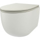 MWCWBLRF  BULL SLIM Soft Close Кришка в кольорі рanna (білий матовий) (1 сорт)