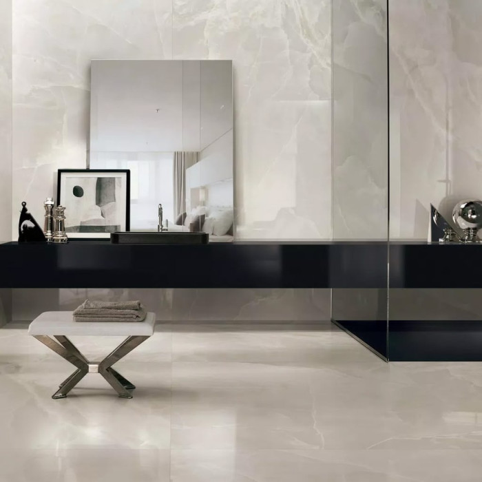 779257 ECCENTRIC LUXE CLOUDY WHITE GLO 60x120RT (1 сорт)