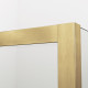 STR4P1001307   WALK-IN EASY Душова фіксована перегородка 1000*2000, скло прозоре, проф.мат золото (1 сорт)