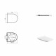 3020120 DEVIT PL UP Підвісний безобідковий унітаз+кришка quick-fix, soft-close (1 сорт)