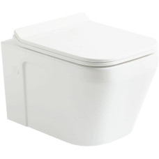 3020120 DEVIT PL UP Підвісний безобідковий унітаз+кришка quick-fix, soft-close (1 сорт)