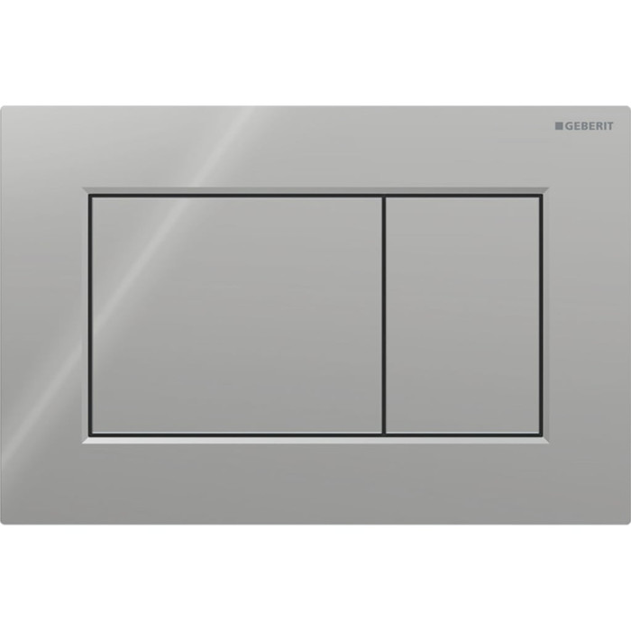 115.660.21.1 Sigma01 square Клавіша змиву, подвійний змив, хром глянець (1 сорт)
