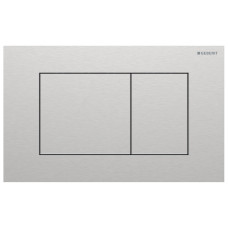 115.629.FW.1 Sigma40 square Клавіша змиву, подвійний змив, нержавіюча сталь, колір сталевий матовий (1 сорт)