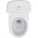 K03-076 Компакт COMPACT 918 MERIDA M010 3/6 TOILET SEAT PP SC UA з поліпропіленовим сидінням з плавним закриванням, горизонтальний випуск, боковий підвід води (1 сорт)