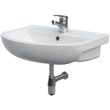 K667-106 Умивальник меблевий ARTECO 50 ONE HOLE з отвором для змішувача, з переливом, білий глянець (картон) (1 сорт)