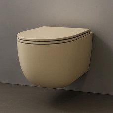 B.CWBLRF  BULL SLIM Soft Close Кришка, Beige Nuance (1 сорт)
