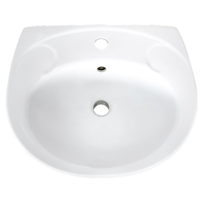 K44-137 EKO 2000 Раковина 50 з отвором для змішувача, білий глянець (плівка) (1 сорт)