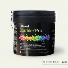 Клей-зат Starlike Pro 02 Sabbia Bianca 2.5кг (1 сорт)