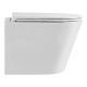 DCA0530111W Calma Унітаз підвісний 515x355x365mm з кришкою soft-close, Vortex Flush, білий глянець (1 сорт)