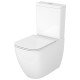 K681-063 Компакт 930 Remo Pro Square Tornado 011, приставний до стіни, безобідковий CleanOn, сидіння SLIM Duroplast із Softclose і ф-ією швидкого зняття, колір білий глянець (1 сорт)