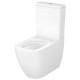 K681-063 Компакт 930 Remo Pro Square Tornado 011, приставний до стіни, безобідковий CleanOn, сидіння SLIM Duroplast із Softclose і ф-ією швидкого зняття, колір білий глянець (1 сорт)