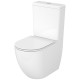 K3030-001 Компакт 931 Remo Pro Oval Tornado 011 сидіння SLIM Duroplast із Softclose і ф-ією швидкого зняття, колір білий глянець (1 сорт)
