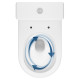 K3030-001 Компакт 931 Remo Pro Oval Tornado 011 сидіння SLIM Duroplast із Softclose і ф-ією швидкого зняття, колір білий глянець (1 сорт)