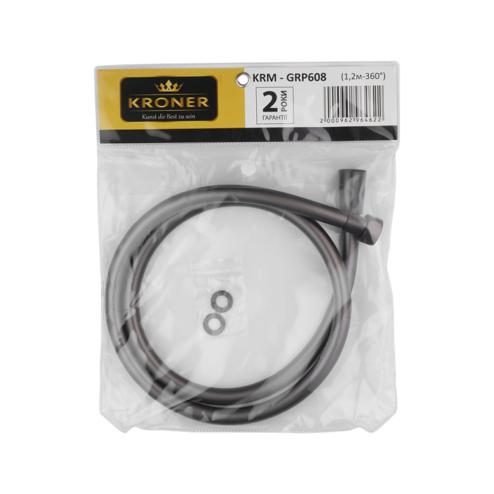 Шланг для душу Kroner KRM - GRP608 Anti-Twist 120 см