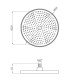 Лійка для верхнього душу Kroner Element 2801532923Z-5301