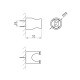 Тримач для душу Kroner Element 2840872901Z-0101