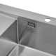 Комплект кухонна мийка Kroner Gebürstet-6350RHM + змішувач Küche-C031GRA + дозатор Spender-016