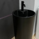 Умивальник (раковина) VBI BOLONIA BLACK MATT напольний