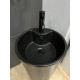 Умивальник (раковина) VBI BOLONIA BLACK MATT напольний