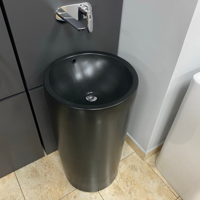 Умивальник (раковина) VBI MATERA BLACK MATT напольний