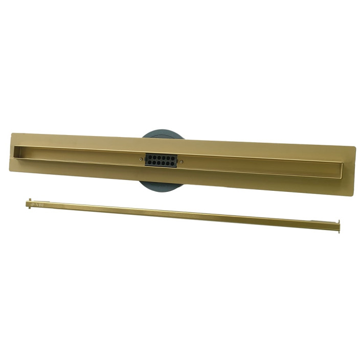 Трап для душа VBI FORT SLIM 100 BRUSHED GOLD