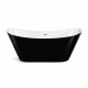 Ванна VBI MARMOLADA BLACK 170 x 75 окремостояча
