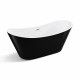 Ванна VBI MARMOLADA BLACK 170 x 75 окремостояча
