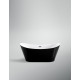 Ванна VBI MARMOLADA BLACK 170 x 75 окремостояча