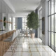 Плитка керамогранітна Lookback White LAP 894,6x894,6 Land Porcelanico
