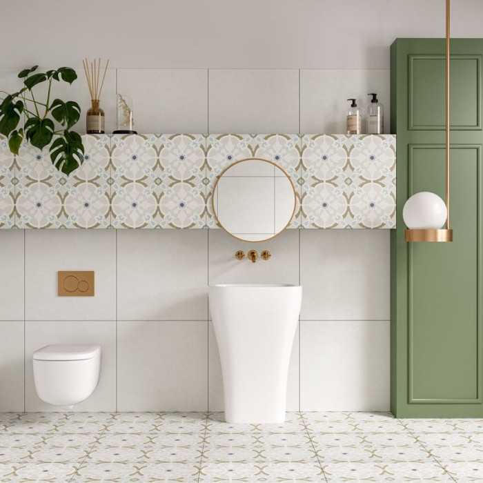 Плитка керамогранітна Soul White NAT 595,5x595,5 Land Porcelanico