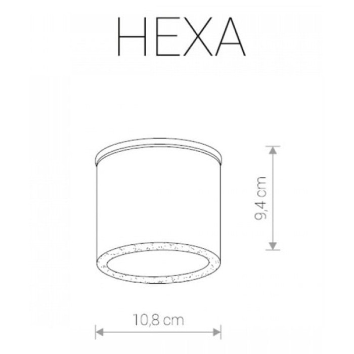 Світильник вуличний HEXA GRAPHITE (9565), Nowodvorski