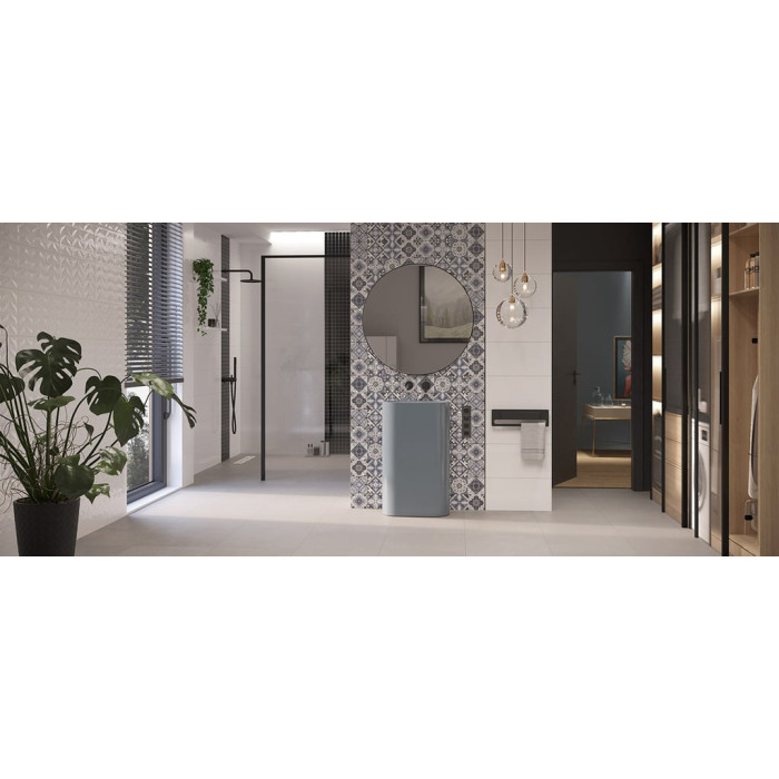 Плитка стінова Montreal White RECT 300x600x8,5 Konskie