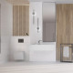 Плитка стінова White RECT MAT 300x600x8,5 Konskie