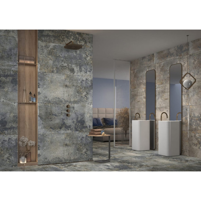 Плитка керамогранітна Endless Time Graphite Silky Cristal LAP 597x597x8 Cerrad