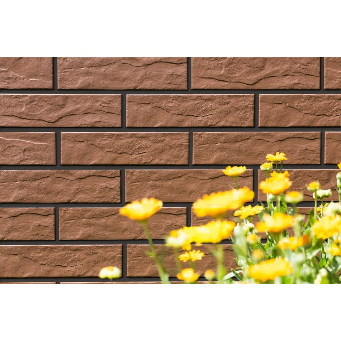 Плитка фасадна Braz Rustiko 6,5x24,5x0,65 код 9690 Cerrad